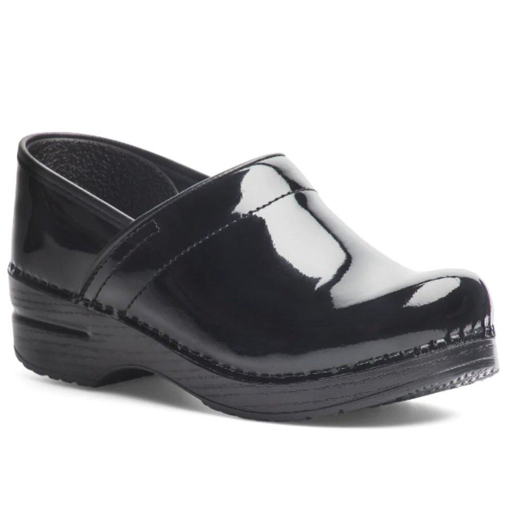 Dansko Women’s Black Patent Leather Clog